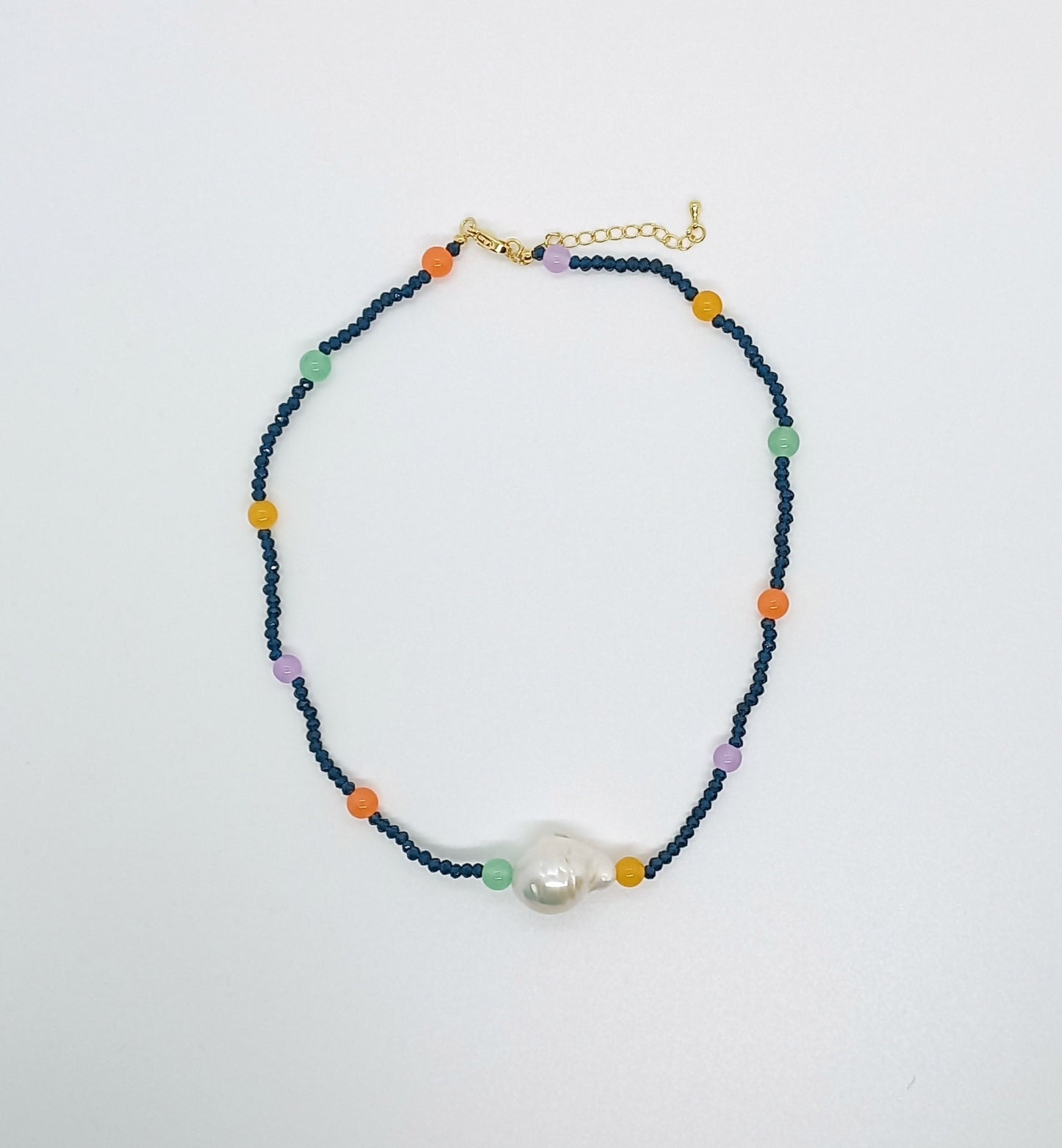 Choker Cristales Perlón