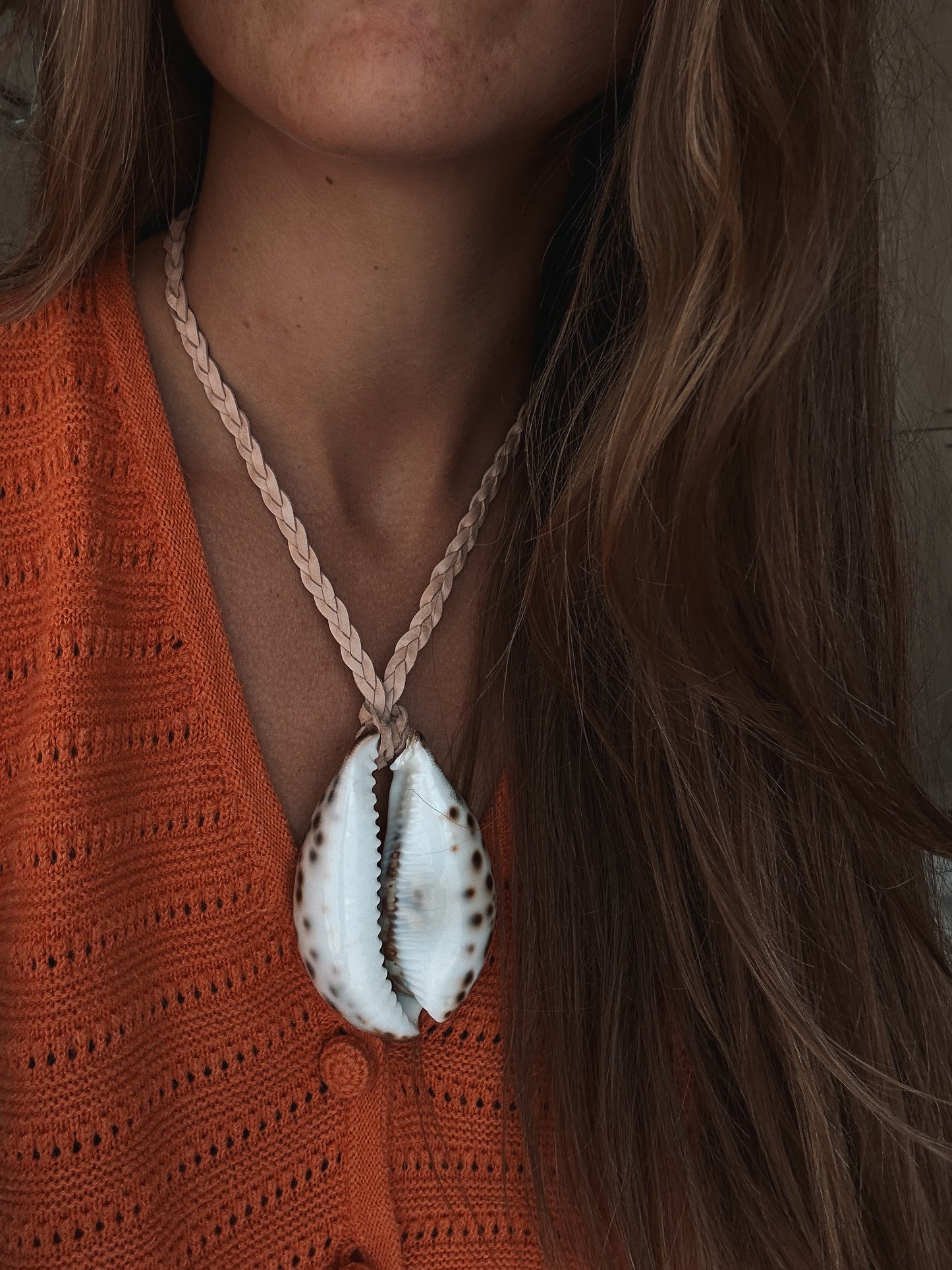 Big Shell trenzado beige