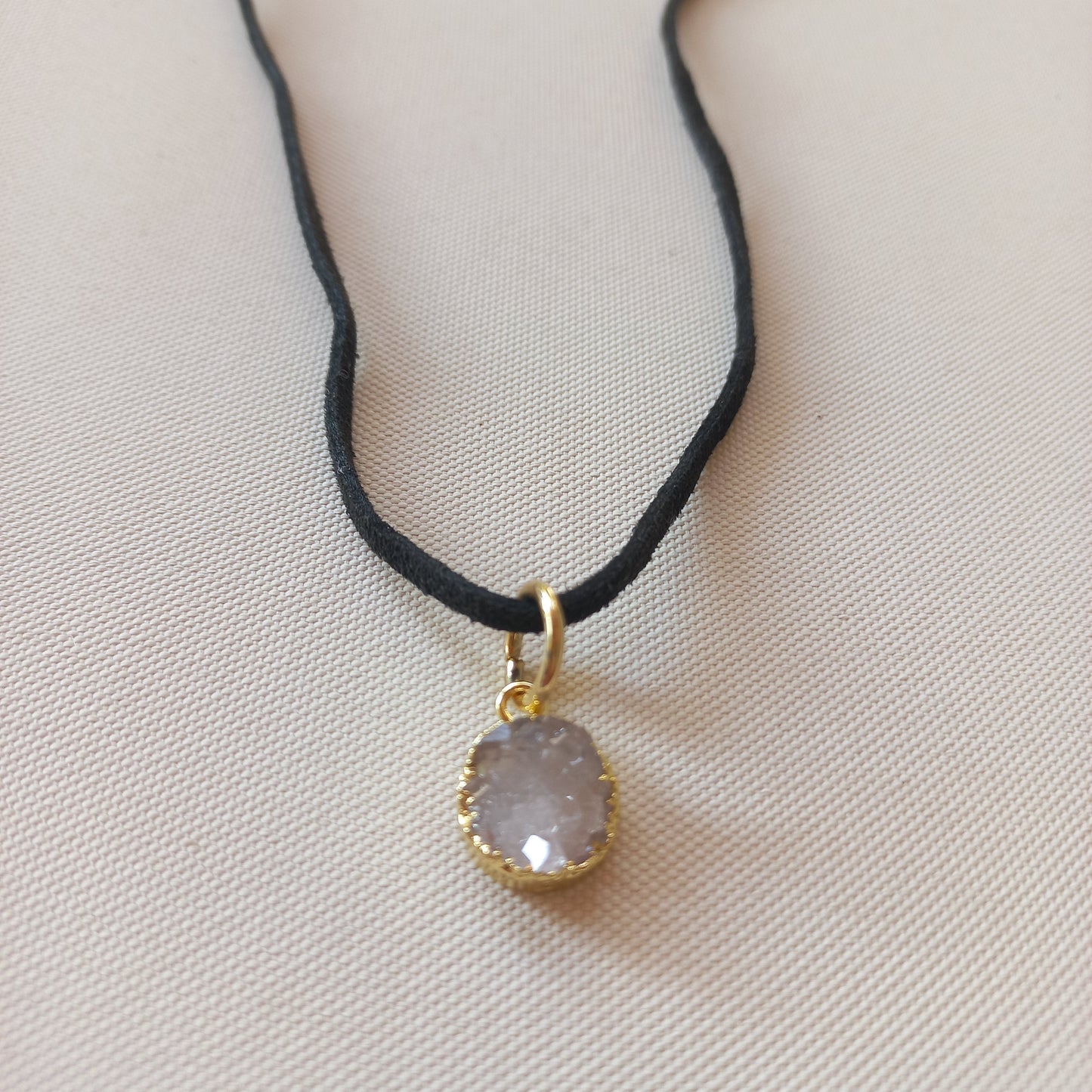 Colgante Luz Drusa Leather