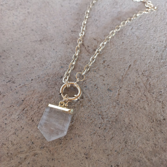 Collar Flecha Cuarzo Lock