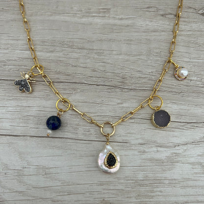 Collar multi colgantes