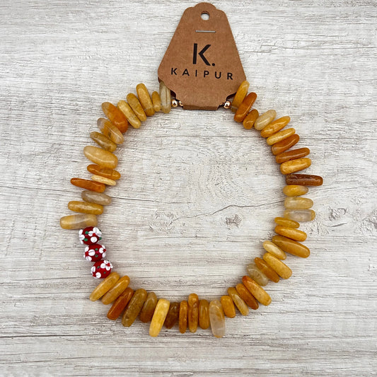 Collar camel red Kaipur