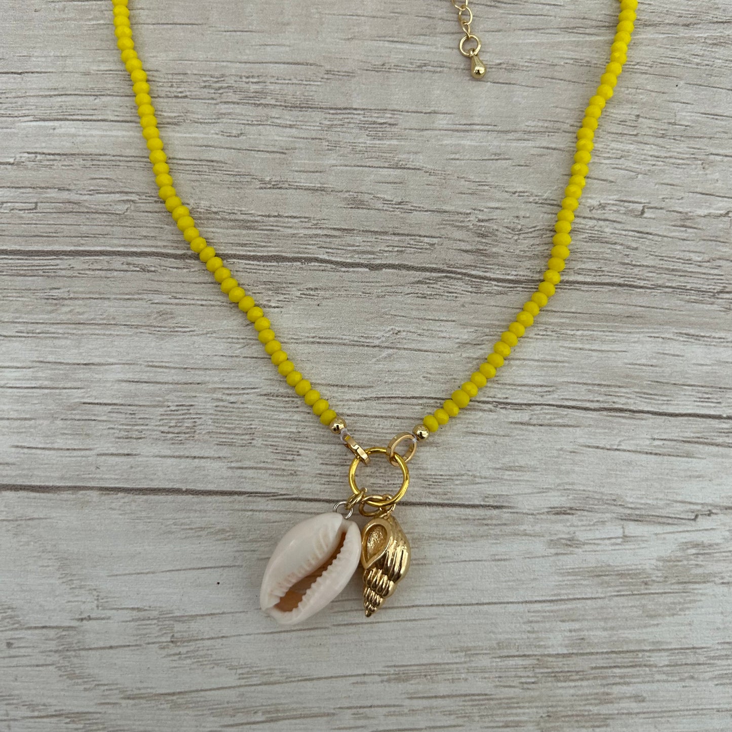 Collar cristales colgantes Mar