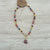 Collar piedra colores