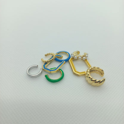 Ear Cuff Circones Blue