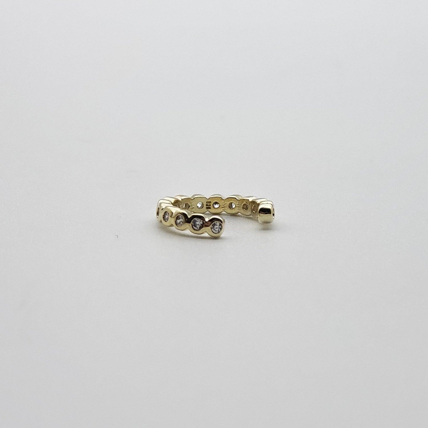 Ear Cuff Circón Blanco