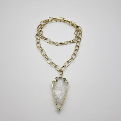 Collar Lanza Cuarzo